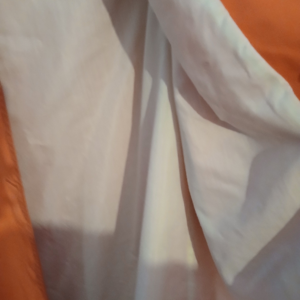London Fog Orange Double-Breasted Trench Coat - Picture 6 of 6